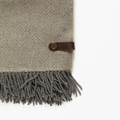 Merino Wool Blanket in Ash by Moore & Giles
