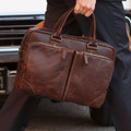 Haythe Commuter Bag in Baldwin Oak by Moore & Giles