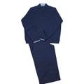 Pima Cotton Sweat Suit in Light Navy and Caroline Blue by Peru Unlimited