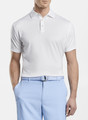 Solid Performance Jersey Polo with Sean Self Collar in White by Peter Millar