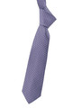 Blue and Purple Geometric Woven Silk Tie by Robert Jensen