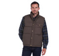 Wilkin Gilet Vest in Dark Olive by Barbour