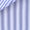 Light Blue Candy Stripe 120s 2-Ply Portland Poplin Custom Dress Shirt by Hansen 1902