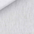Grey and White Plain Weave 31s Single Ply Golden Linen Custom Dress Shirt by Hansen 1902