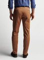 Pilot Twill Flat Front Trouser in British Tan by Peter Millar