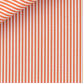 Orange Candy Stripe 100s 2-Ply Downing Poplin Custom Dress Shirt by Hansen 1902