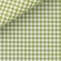 Green Check 60s Single Ply Twill 1818 Custom Dress Shirt by Hansen 1902