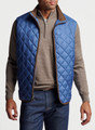 Essex Quilted Travel Vest in Storm by Peter Millar