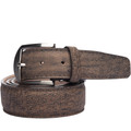 South African Buffalo 40mm Belt in Brown by L.E.N.
