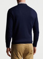 Autumn Crest V-Neck in Navy by Peter Millar