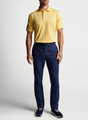 Halford Performance Jersey Polo in Lemon Squeeze by Peter Millar