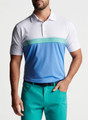Harris Performance Jersey Polo in White by Peter Millar