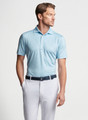 Clean Shaven Performance Jersey Polo in Blue Frost by Peter Millar