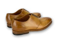Savannah Oxford Wholecut Shoe in Saddle Tan By Armin Oehler