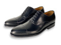 Macon Cap Toe Oxford Shoe in Charcoal Black By Armin Oehler