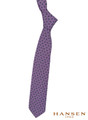Luxury Purple and Blue Paisley Woven Silk Tie by Hansen 1902