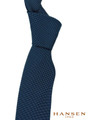 Luxury Blue and White Dot Woven Silk Tie by Hansen 1902