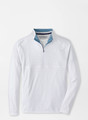 Maven Performance Quarter-Zip in White by Peter Millar