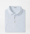 Willis Geo Performance Mesh Polo in White by Peter Millar