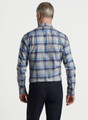 Coulter Italian Flannel Sport Shirt in Gale Grey by Peter Millar