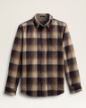 Lodge Shirt in Brown and Navy Ombre by Pendleton