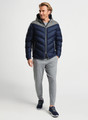 Alpine Parka in Navy and Gale Grey by Peter Millar