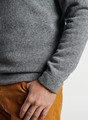 Crown Sweater Fleece Quarter-Zip in Gale Grey by Peter Millar