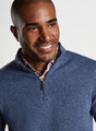 Crown Sweater Fleece Quarter-Zip in Star Dust by Peter Millar