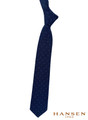 Luxury Navy and Light Blue Dot Woven Silk Tie by Hansen 1902