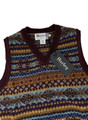 All Over Fair Isle Slipover Sweater in Wizard by Harley of Scotland