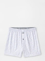 5 O'Clock In Fiji Performance Boxer Short in White by Peter Millar