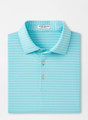 Baltic Performance Jersey Polo in Cabana Blue by Peter Millar.