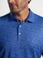 Hammer Time Performance Jersey Polo in Sport Navy by Peter Millar