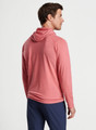 Aurora Performance T-Shirt Hoodie in Cape Red by Peter Millar