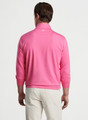 Perth Mélange Performance Quarter-Zip in Pink Ruby by Peter Millar