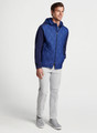 Rush Hooded Jacket in Sport Navy and Navy by Peter Millar