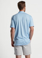 Harp Stripe Cotton Polo in Cottage Blue by Peter Millar