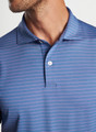 Duet Performance Mesh Polo in Blue Pearl by Peter Millar