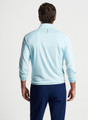 Stealth Performance Quarter-Zip in Iced Aqua by Peter Millar