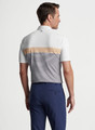 Clef Performance Jersey Polo in White by Peter Millar