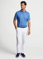 Staccato Performance Jersey Polo in Cascade Blue by Peter Millar