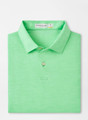 Featherweight Mélange Polo in Summer Meadow by Peter Millar