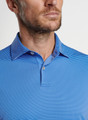 Featherweight Stripe Polo in Cape Blue by Peter Millar