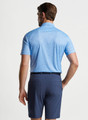 Featherweight Performance Royal Flush Polo in Cottage Blue by Peter Millar