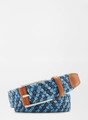 Cotton Melange Braided Belt in Maritime by Peter Millar