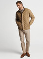 Suffolk Quilted Travel Coat in Khaki by Peter Millar