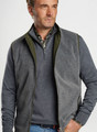 Brentwood Reversible Fleece Vest in Dark Olive by Peter Millar