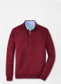 Autumn Crest Quarter-Zip in Celosia Red by Peter Millar