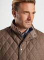 Essex Quilted Travel Vest in British Tan by Peter Millar