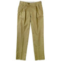 Travel Twill Pant - Model M2P Standard Fit Reverse Pleat in Dark Khaki by Bills Khakis